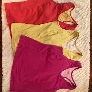 Bundle of 3 workout tanks